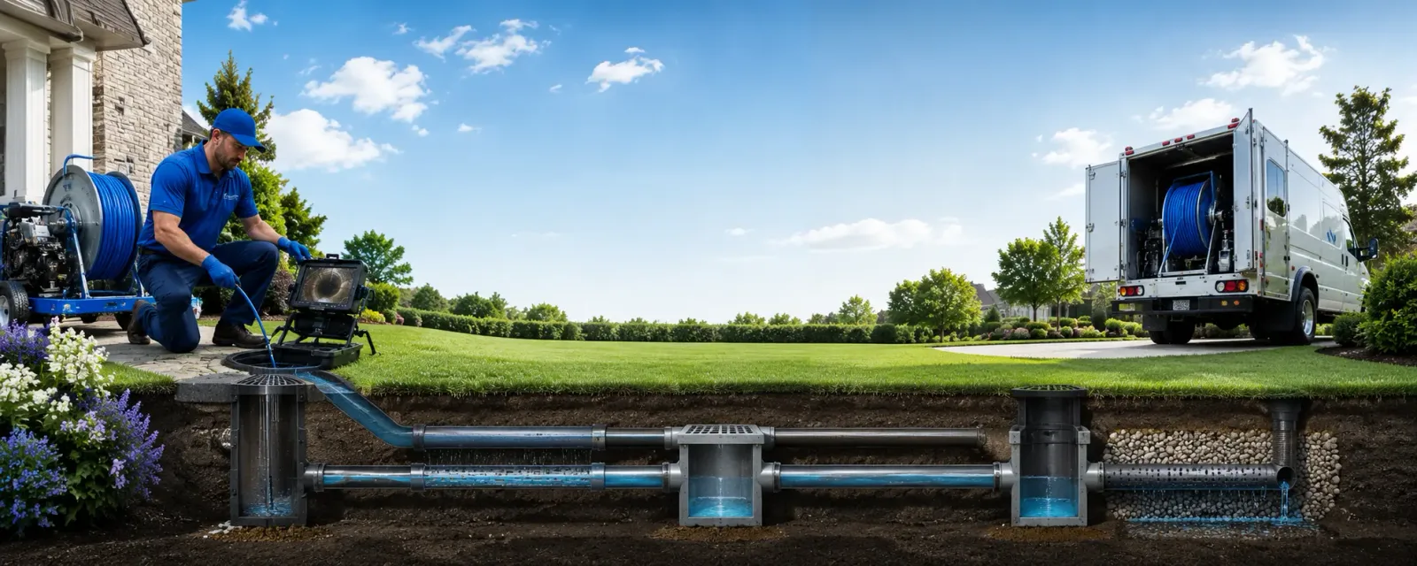 Outdoor drain cleaning information for Spurlockville, WV